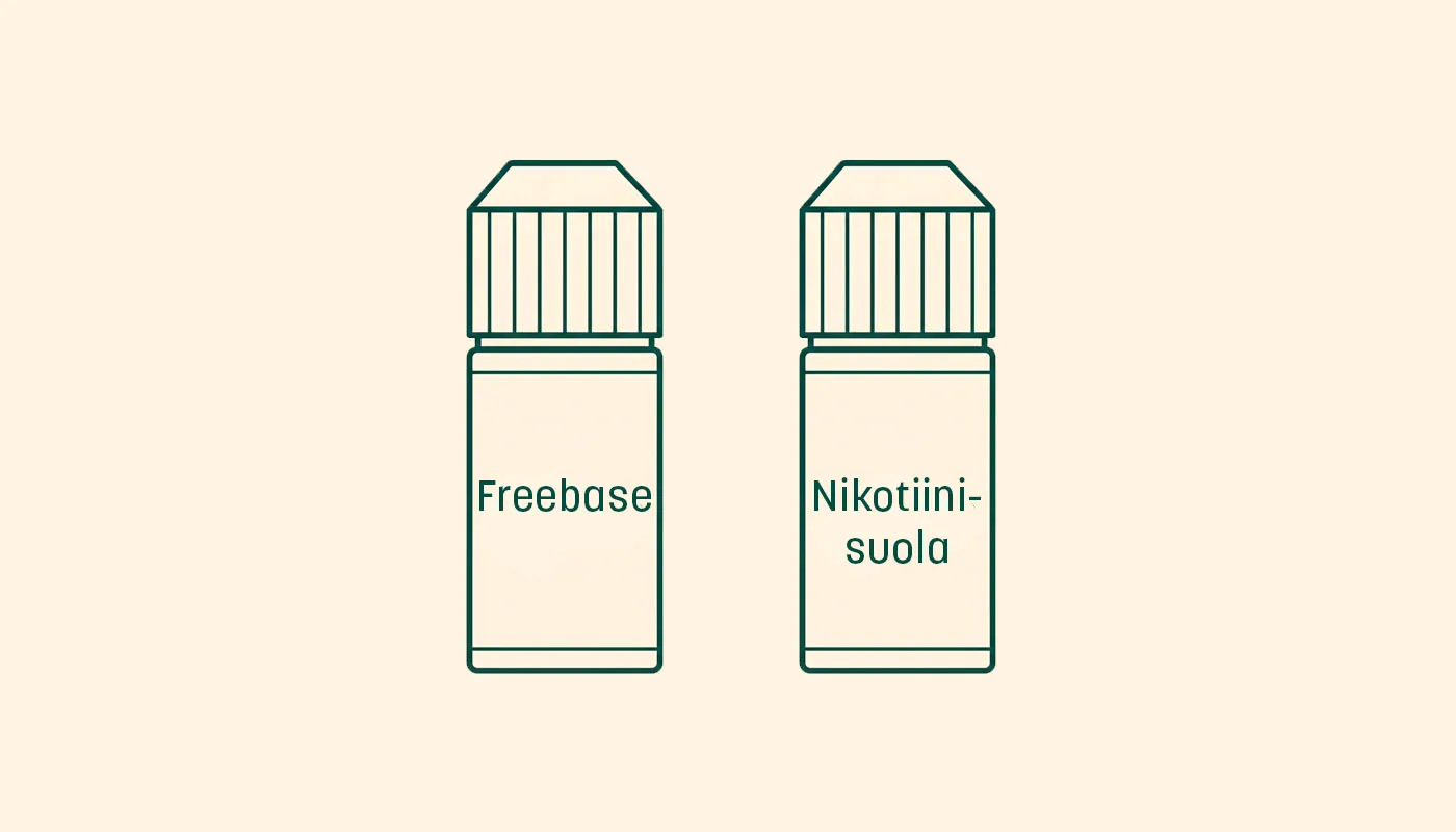 Freebase-nikotiini vs. nikotiinisuola — mitä eroa?